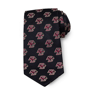 Boston College All-Over Logo Tie